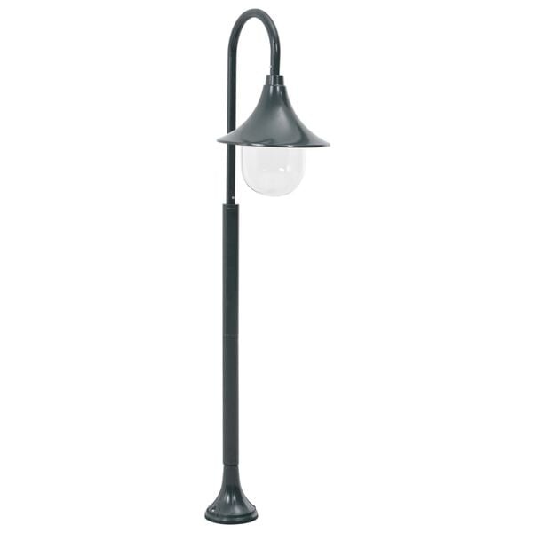 vidaXL Paalverlichting Tuin E27 120cm Aluminium Donkergroen - 57% Korting!