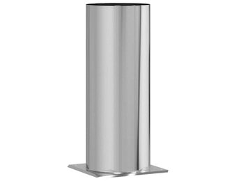 vidaXL Schouwkop Verlenging Zilver 31x31x50cm RVS | 73% Korting