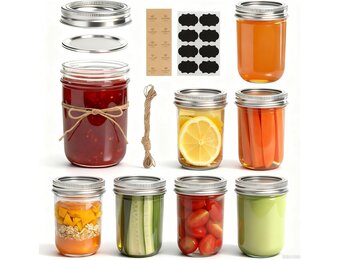 ComSaf Glazen Potjes met Deksel (8 stuks) - 43% Korting!