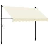 vidaXL Luifel uittrekbaar 300x150 cm - Crème | 42% Korting!
