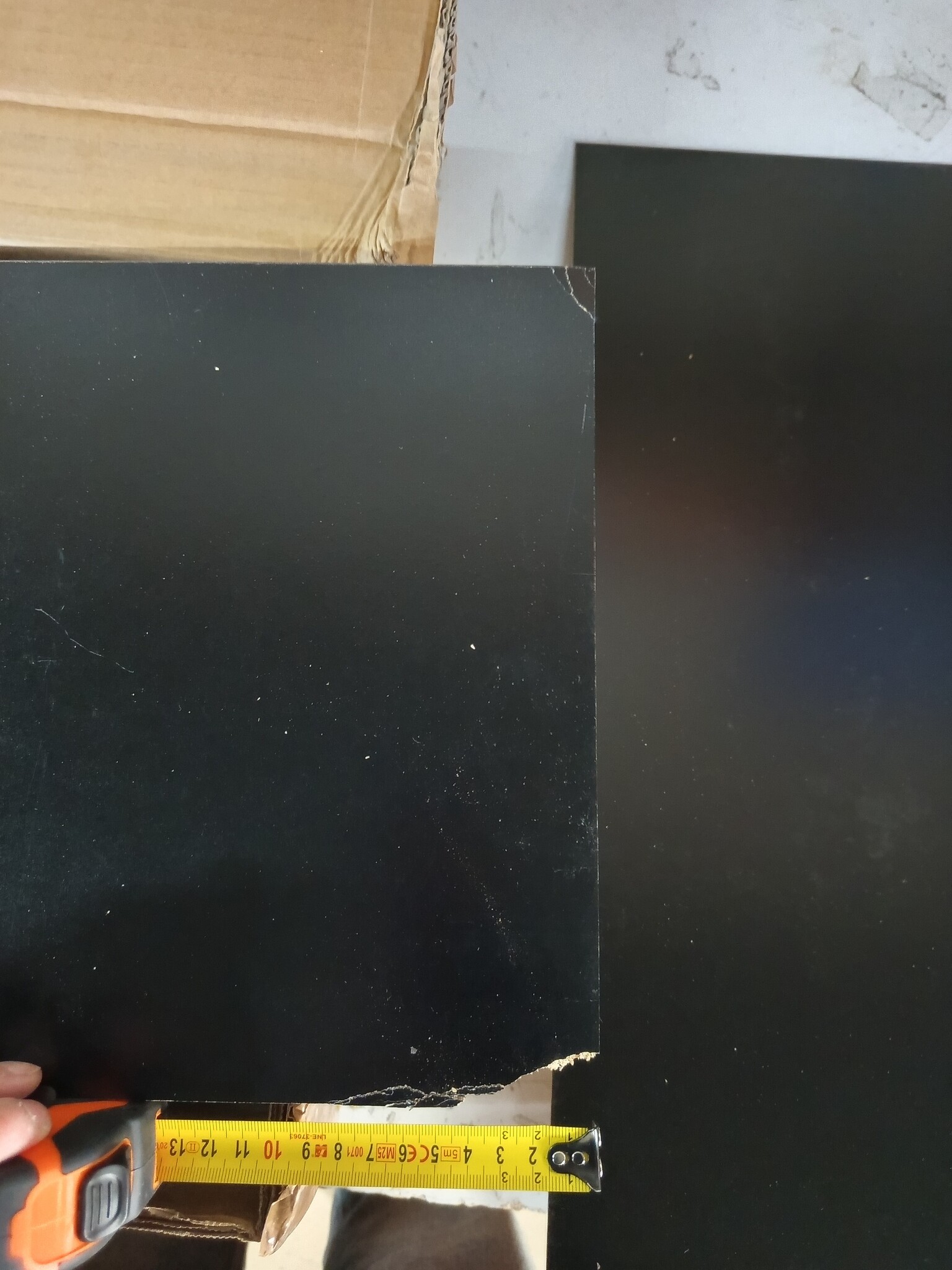 vidaXL Dressoir bewerkt hout zwart - 60% korting!