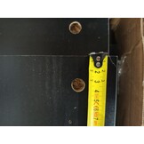 vidaXL Dressoir bewerkt hout zwart - 60% korting!