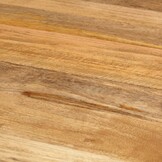 vidaXL Eettafel Ø110x78 cm - Massief Mangohout & Staal - 55% Korting