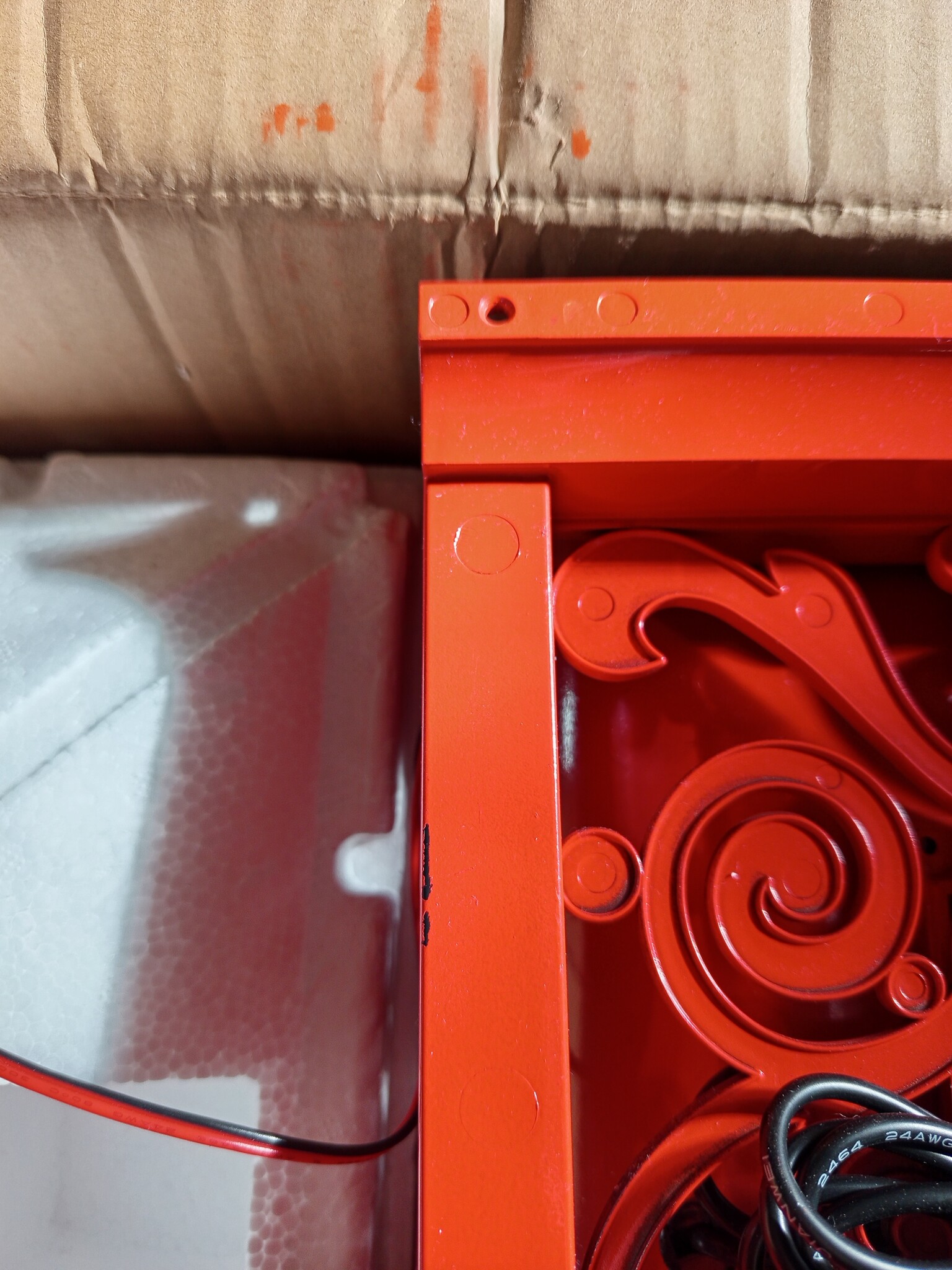 vidaXL Kerststraatlamp 2 Lantaarns Rood - Nu 60% Korting!