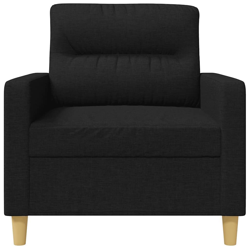 vidaXL Fauteuil 60 cm stof zwart - Nu 53% korting!