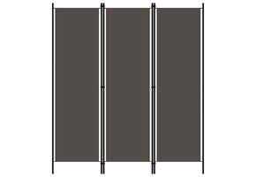 vidaXL Kamerscherm 3 panelen 150x180 cm Antraciet - 76% Korting!