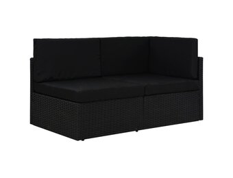 vidaXL Sectionele Poly Rattan Bank (60% Korting)