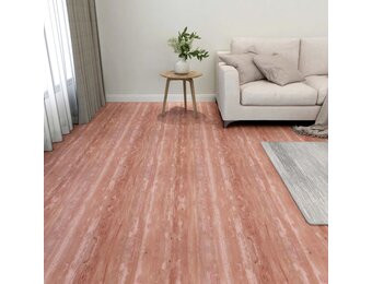 VidaXL PVC Vloerplanken Zelfklevend Rood - 60% Korting!