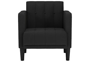 vidaXL Fauteuil Zwart Stof - 65% Korting