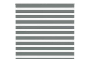 vidaXL Zebra Rolgordijn (160x100cm) - Donkergrijs | 53% Korting