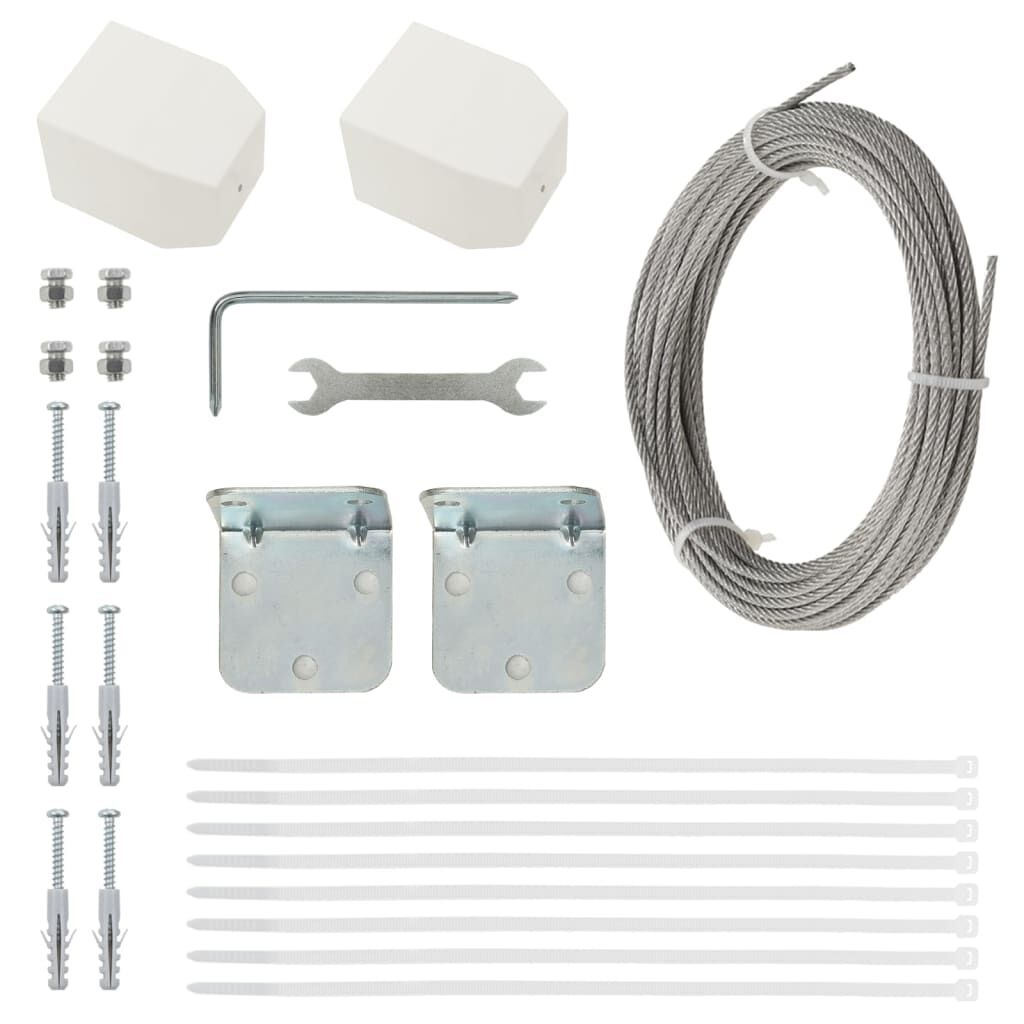 vidaXL Balkonscherm Blauw 100x240cm - 57% Korting!