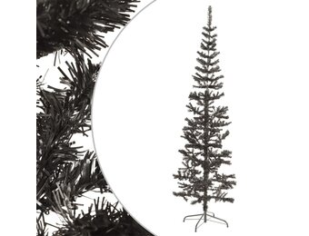 vidaXL Kerstboom smal 240 cm zwart | 65% korting