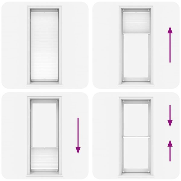 vidaXL Plisséjaloezie 70x200 cm wit | Nu met 65% Korting!