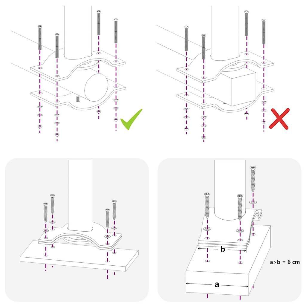 vidaXL Uittrekbaar Tuinscherm 100x300 cm Rood - 49% Korting!