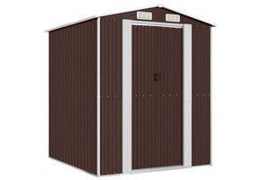 vidaXL Tuinschuur 192x191x223 cm | 55% Korting | Gegalvaniseerd Staal