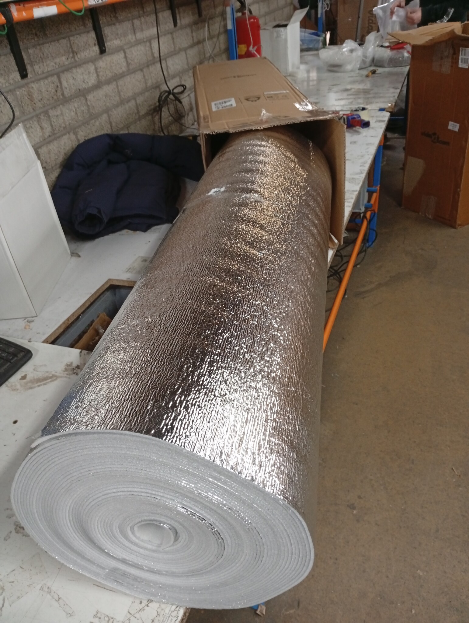 vidaXL Radiatorfolie Zilver 1 x 25 m Aluminium - 55% Korting!