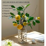 Laelfe Kunstmatige Citroentak met Bloemen - 30% Korting!