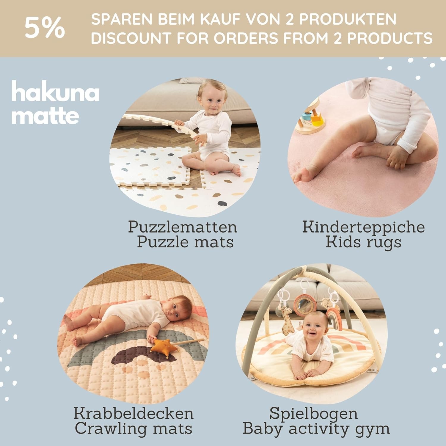 Stijlvolle Hygge Baby Puzzelmat - 30% Korting!