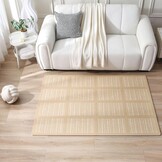 Stylish Baby Play Mat 1.7x1.2m, Sand - 16 XL Foam Play Mat Tiles Hygge Design - Thick Puzzle Mat for Baby Crawling, Soft Play, Playpen - Non-Toxic, Odourless, Easy-care, Washable Foam Mats for Kids