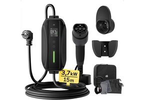 Type 2 Laadkabel Schuko 3,68kW (15m) - 30% Korting!