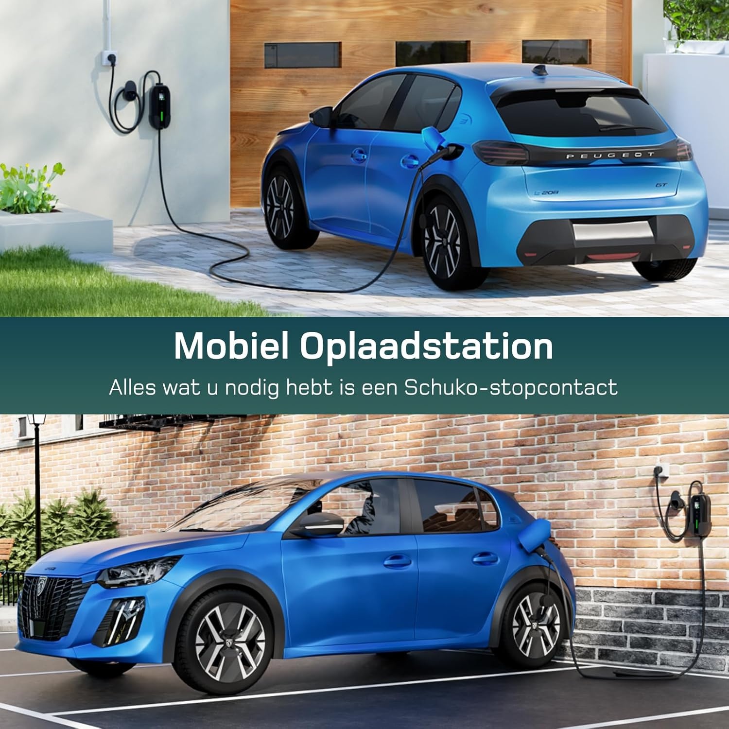 Type 2 Laadkabel Schuko 3,68kW (15m) - 30% Korting!