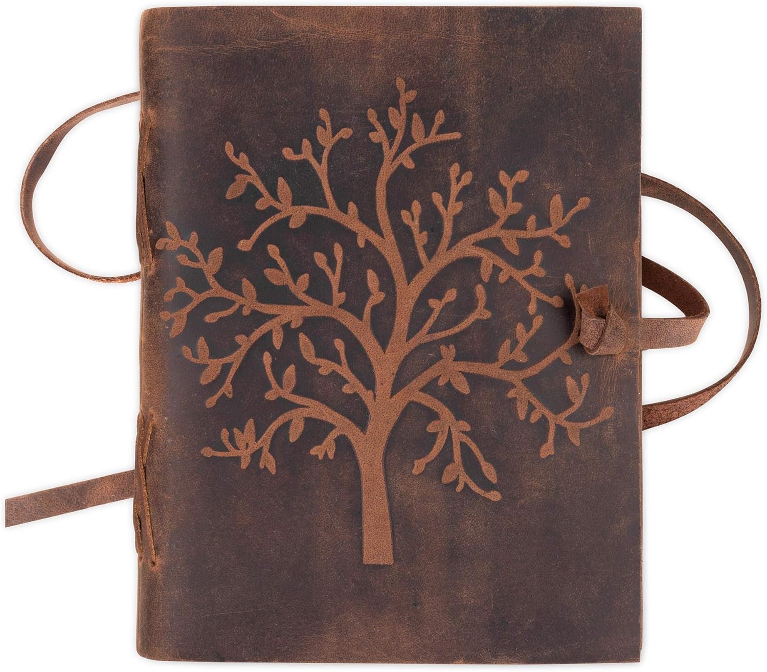Leren Notitieboek 'Tree of Life' DIN A5 - 30% Korting!
