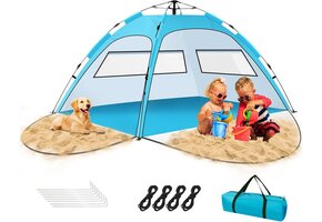 Strandtent 2-4 pers. UV50+ - 30% korting