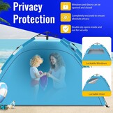 Strandtent 2-4 pers. UV50+ - 30% korting