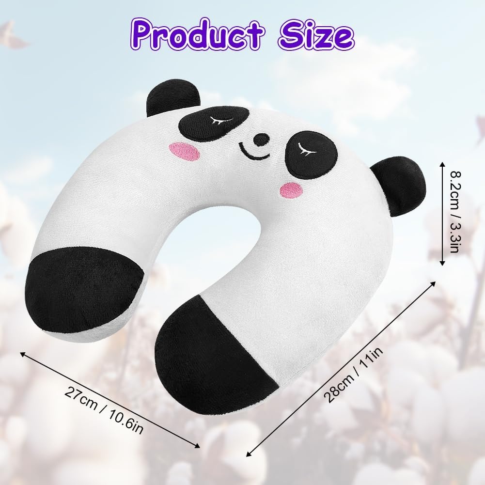 Nekkussen Traagschuim U-vorm - Wit Panda | 30% Korting