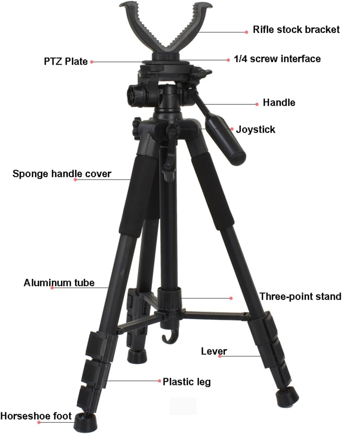 1.5m Aluminium Jacht Tripod - 30% Korting