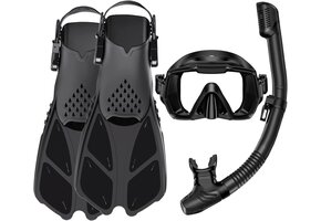 Snorkelset Volwassenen met Zwemvliezen - 30% Korting