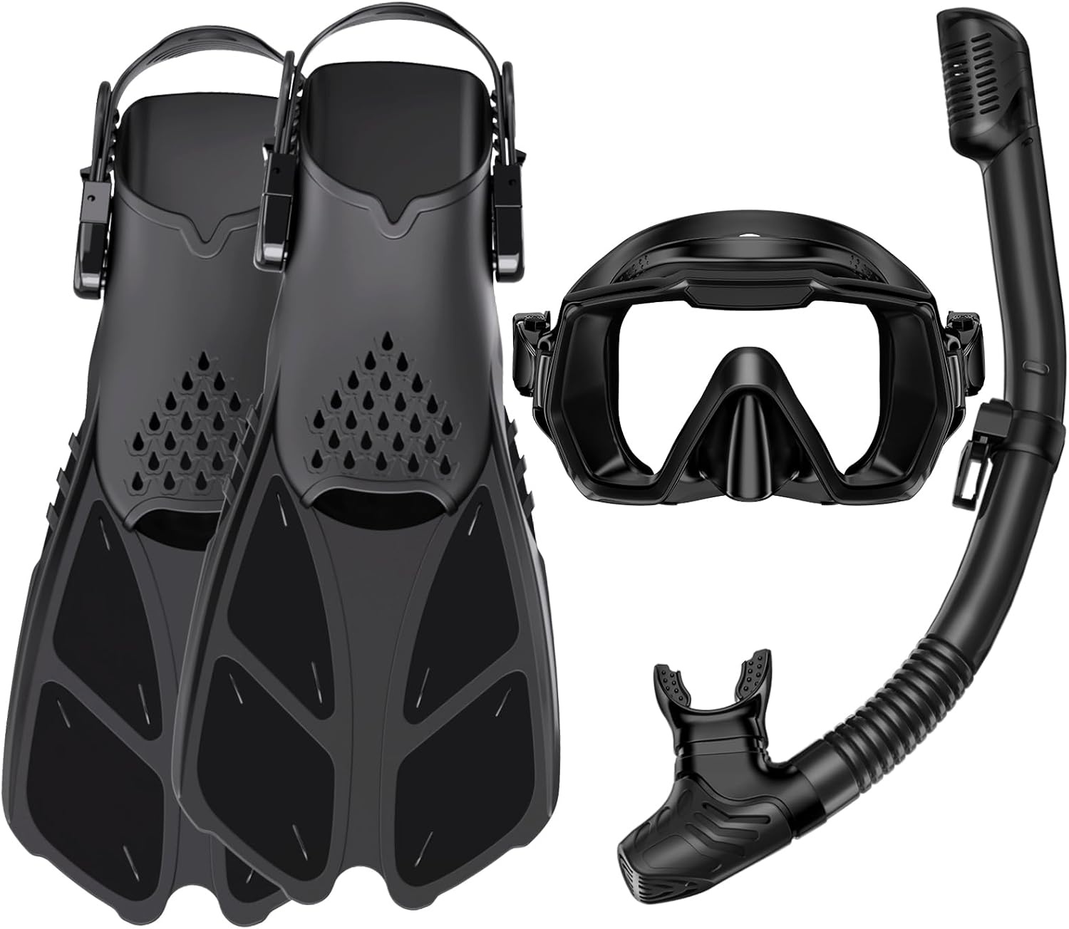 Snorkelset Volwassenen met Zwemvliezen - 30% Korting