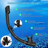 Snorkelset Volwassenen met Zwemvliezen - 30% Korting