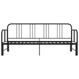 vidaXL Slaapbankframe Metaal Zwart 90x200 cm - 35% Korting!