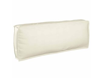 vidaXL Palletkussen Rugleuning Crème 120x40cm - 65% Korting!