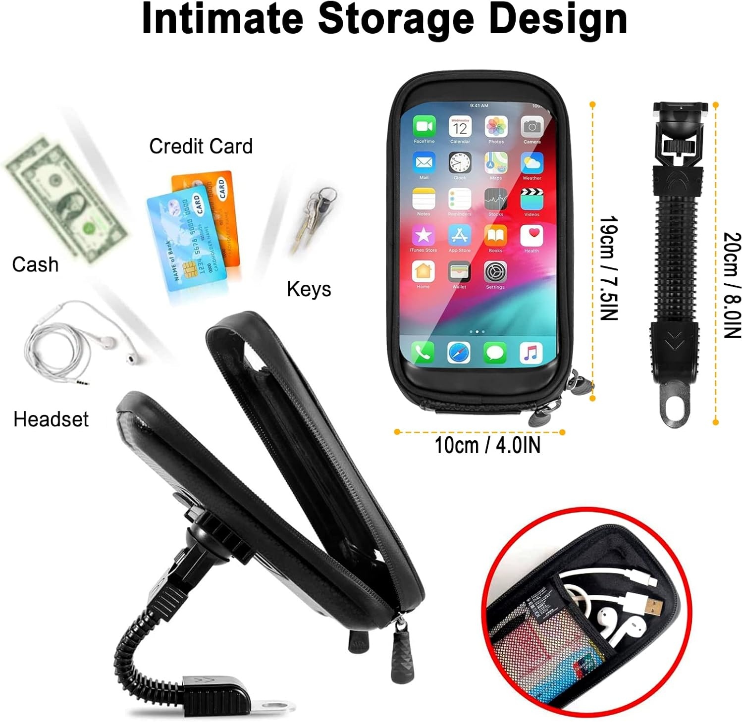 Waterdichte Motor Telefoonhouder - 30% Korting