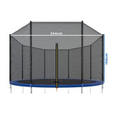 Trampoline Net 244cm - 50% Korting! Viking Sports Buitenrand