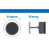 Trampolinerand Blauw 426cm - 55% Korting