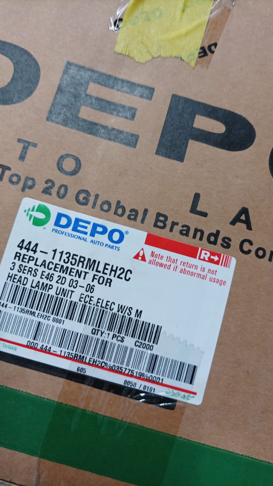 Koplamp Rechts BMW 3 Serie E46 Cabriolet/Coupé (2000-2007) - 40% Korting