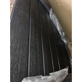 Geretourneerde Tuintafel 156x78 cm - Kunststof Houtlook Zwart - 40% Korting!