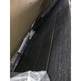 Geretourneerde Tuintafel 156x78 cm - Kunststof Houtlook Zwart - 40% Korting!