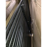 Geretourneerde Tuintafel 156x78 cm - Kunststof Houtlook Zwart - 40% Korting!