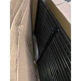 Geretourneerde Tuintafel 156x78 cm - Kunststof Houtlook Zwart - 40% Korting!