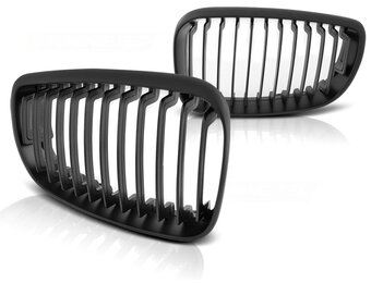 Grill BMW E87/E81/82/88 (07-13) Mat Zwart - 40% Korting!