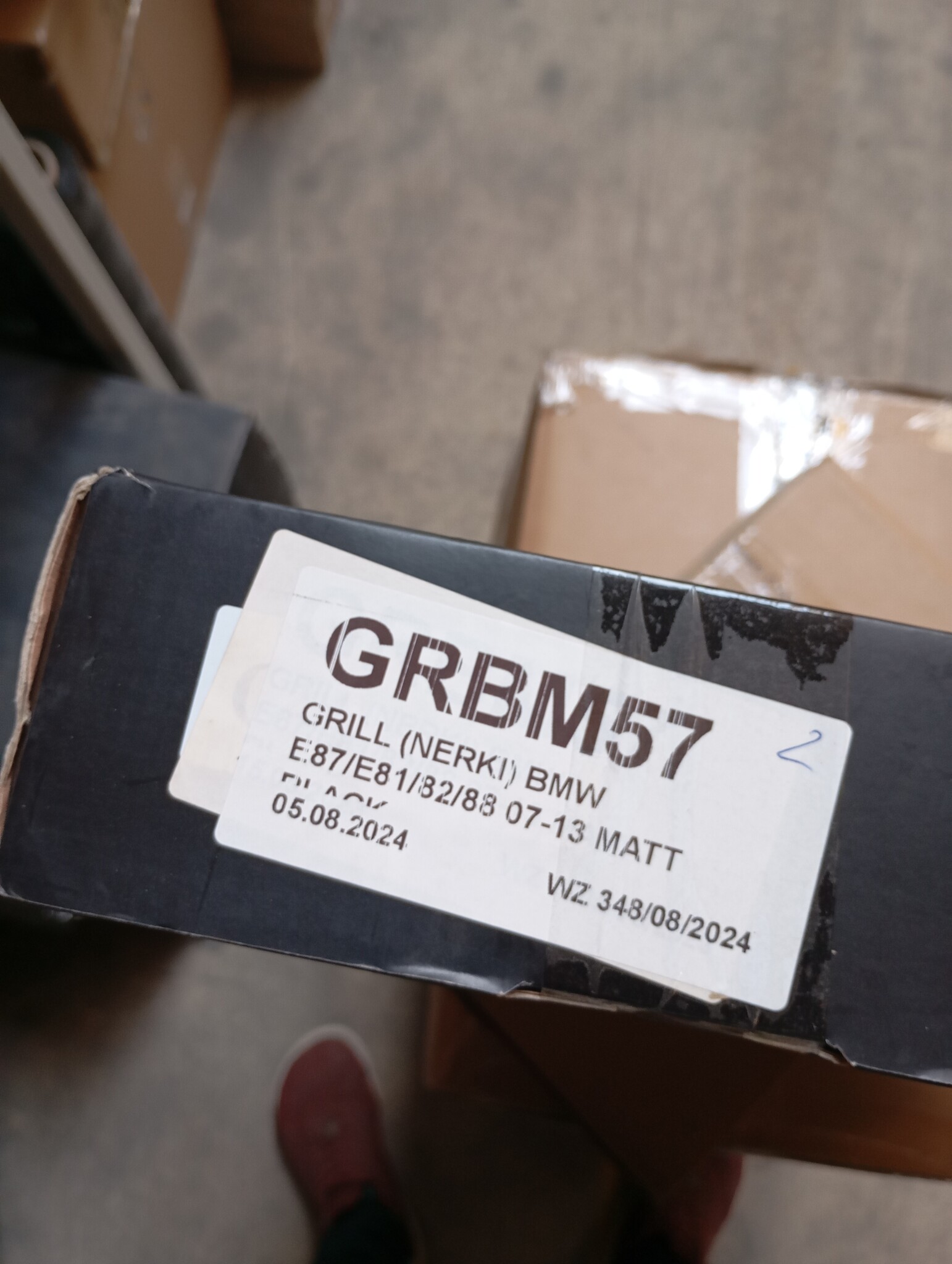 Grill BMW E87/E81/82/88 (07-13) Mat Zwart - 40% Korting!