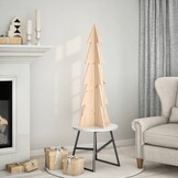 vidaXL Kerstboom 112 cm Grenenhout - 65% Korting