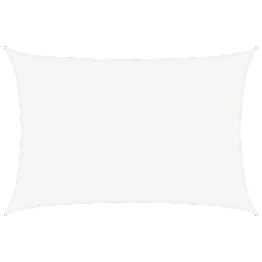 vidaXL Zonnezeil 5x7m HDPE Wit - 65% Korting