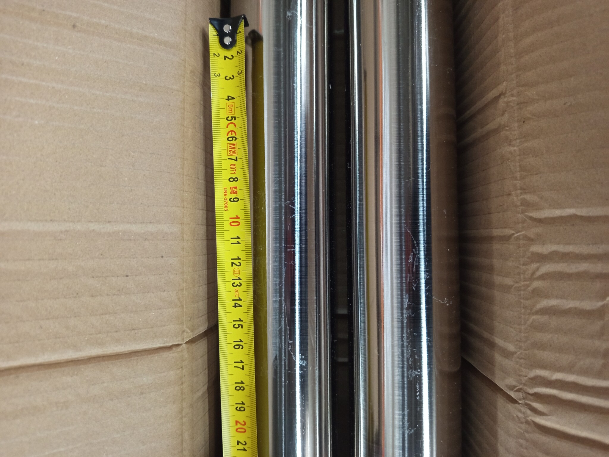 Tafelpoten Geborsteld Nikkel 71-110cm - 60% Korting!