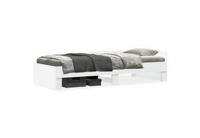 vidaXL Bedframe Hout Wit 90x190 cm - 73% Korting!