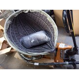 Geretourneerde Hangstoel Ei Stoel met Frame - Grijs (60% korting)